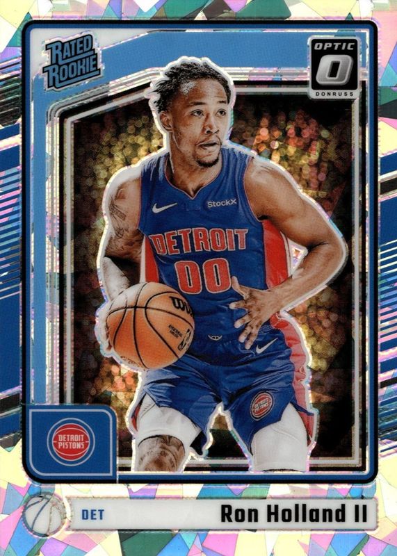 Ron Holland II 2024 Optic #291 Cracked Ice /25 Rookie RAW