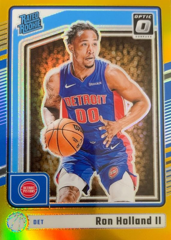 Ron Holland II 2024 Optic #291 Gold /10 Rookie RAW