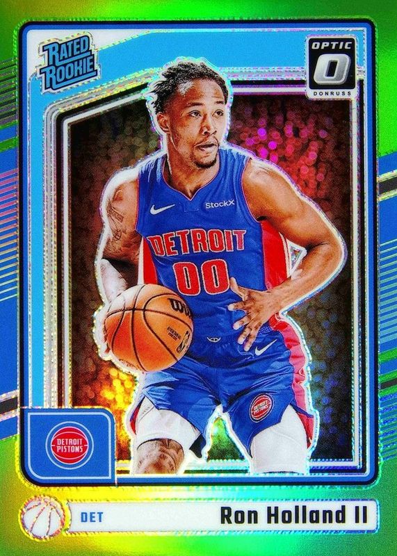 Ron Holland II 2024 Optic #291 Lime Green /149 Rookie RAW