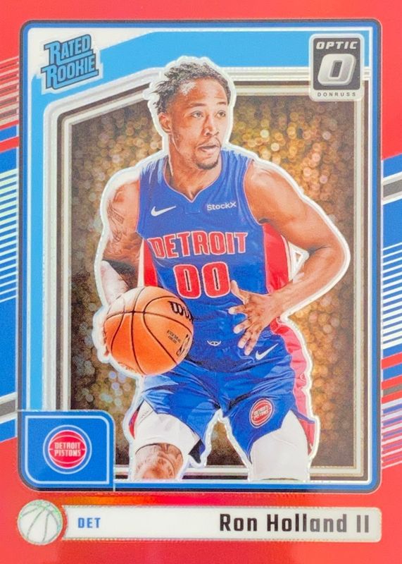 Ron Holland II 2024 Optic #291 Red /99 Rookie RAW