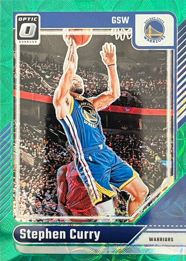 Stephen Curry 2024 Optic #155 International Green /25 Price Guide