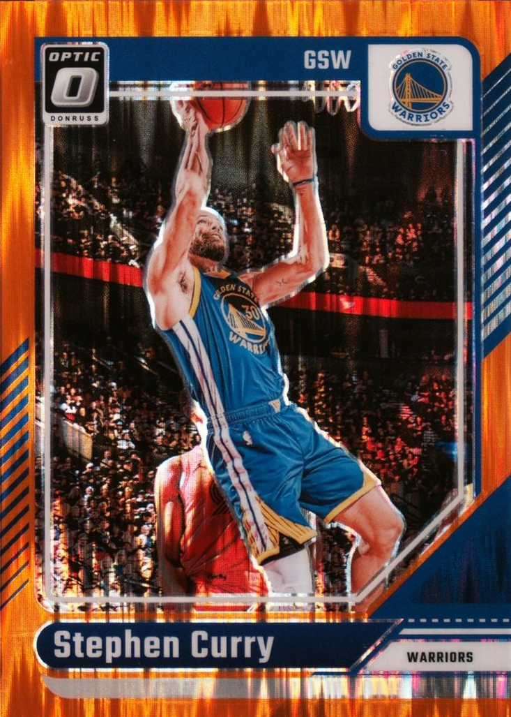 Stephen Curry 2024 Optic #155 Orange Shock /225 Price Guide