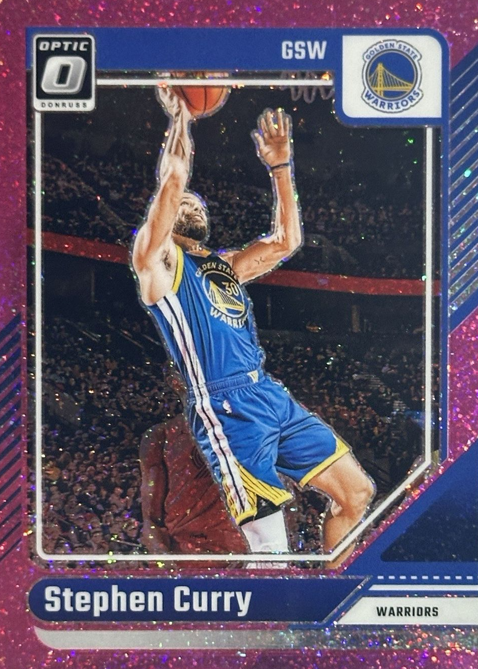 Stephen Curry 2024 Optic #155 Pink Glitter /275 Price Guide