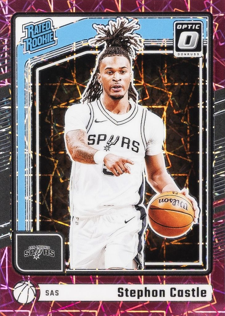 Stephon Castle 2024 Optic #254 Pink Velocity /79 Price Guide