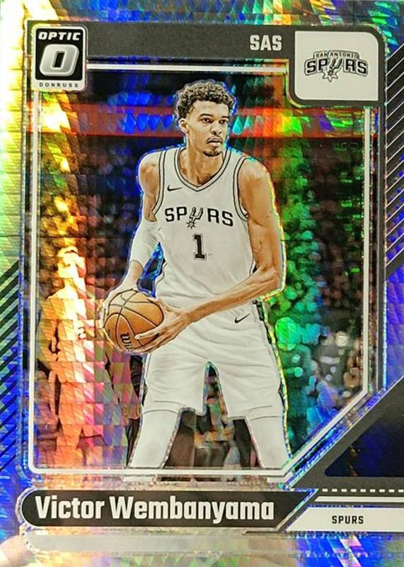 Victor Wembanyama 2024 Optic #45 Lucky Envelopes /8 RAW