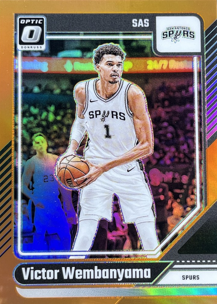 Victor Wembanyama 2024 Optic #45 Orange /175 Price Guide - Sports
