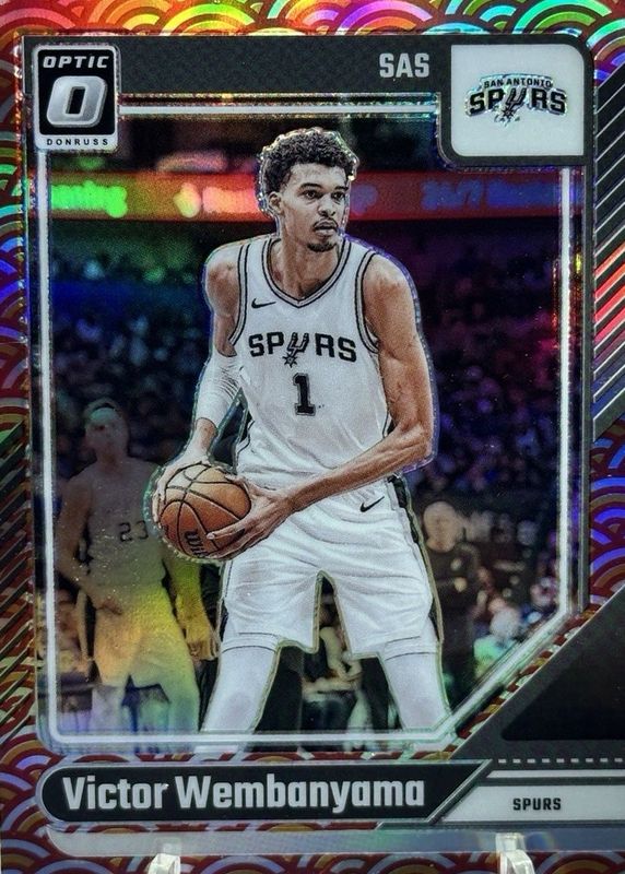 Victor Wembanyama 2024 Optic #45 Photon /(SSP) RAW