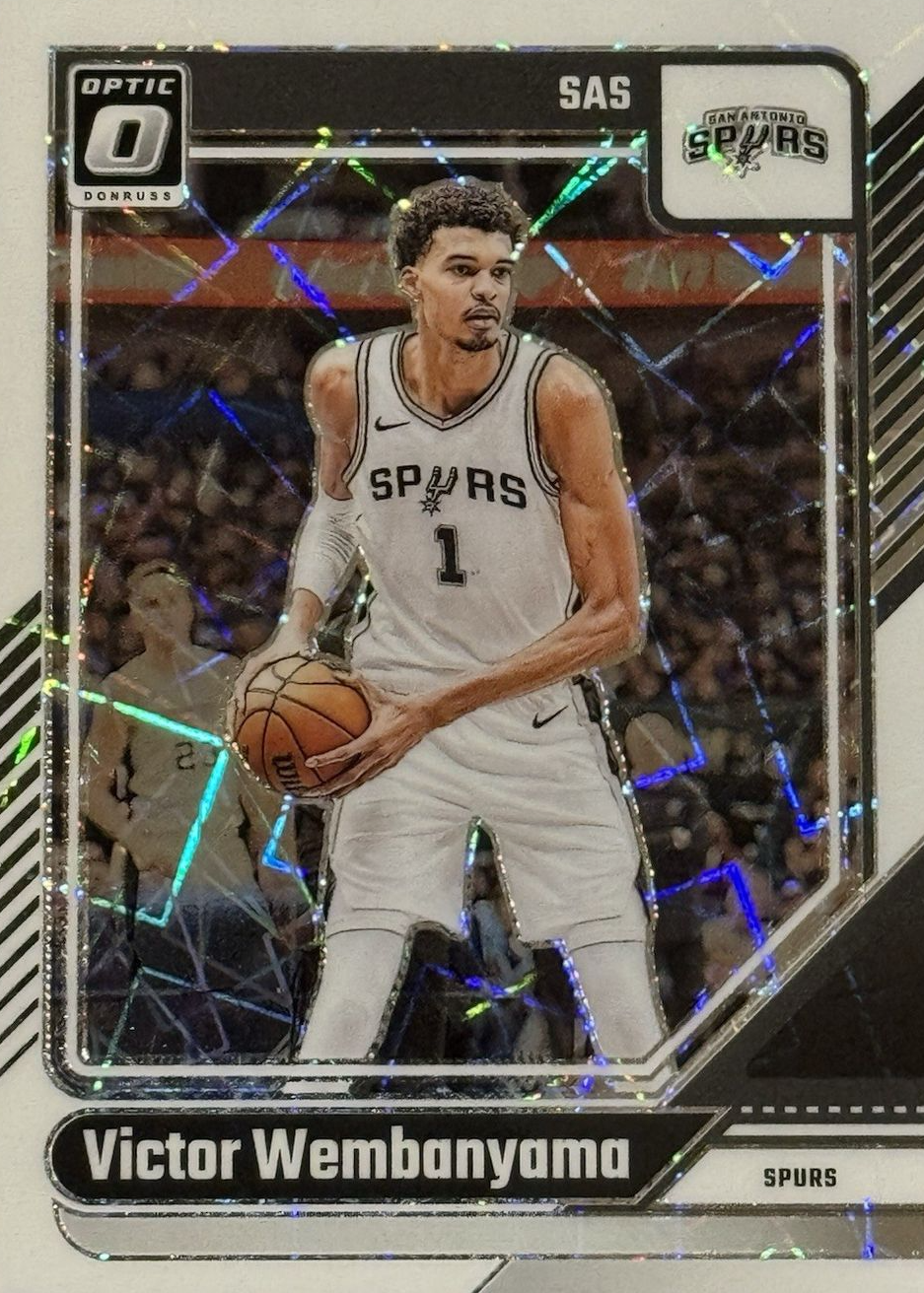 Victor Wembanyama 2024 Optic #45 White Velocity /59 Price Guide