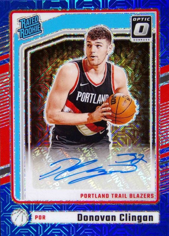 Donovan Clingan 2024 Optic #304 Rated Rookie Signatures - Choice