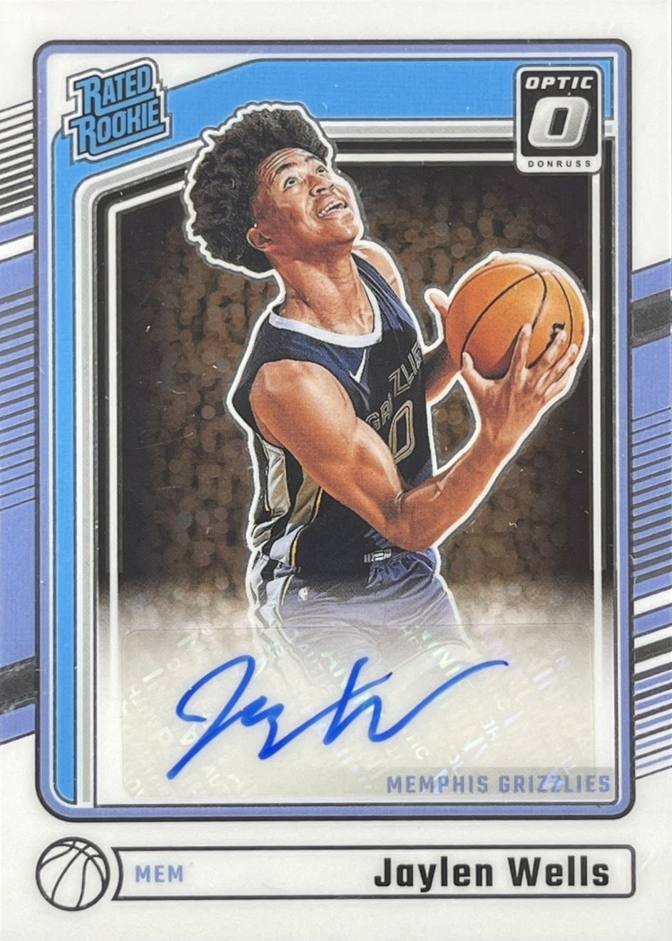 Jaylen Wells 2024 Optic #327 Rated Rookie Signatures Price Guide