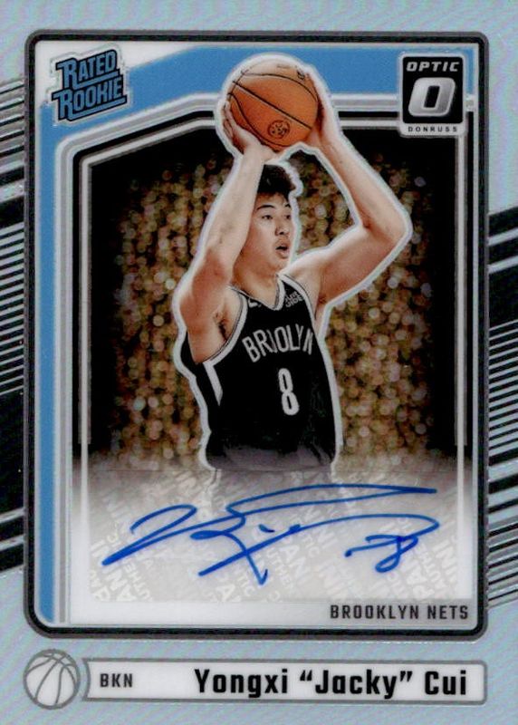 Yongxi "Jacky" Cui 2024 Optic #331 Rated Rookie Signatures - Holo RAW