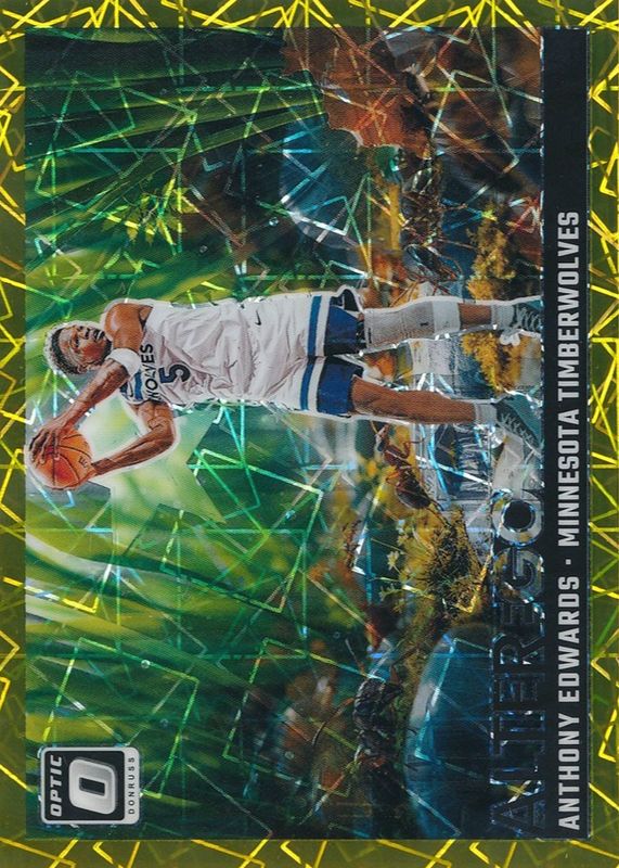 Anthony Edwards 2024 Optic #6 Alter Ego - Gold /10 RAW