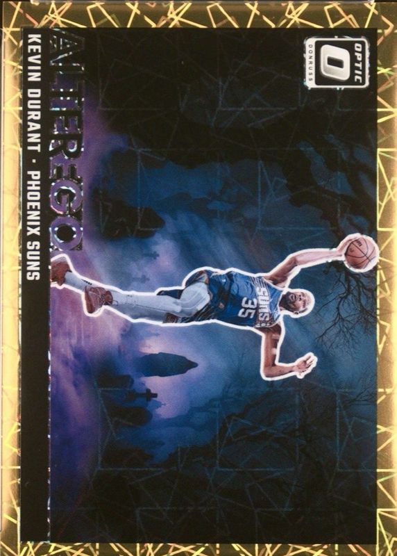 Kevin Durant 2024 Optic #7 Alter Ego - Gold /10 RAW