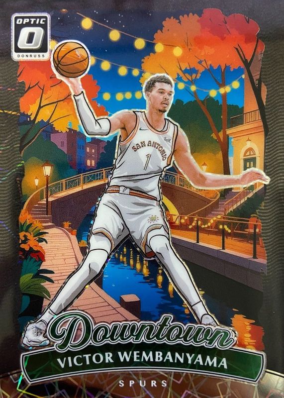 Victor Wembanyama 2024 Optic #16 Downtown /(SSP) RAW