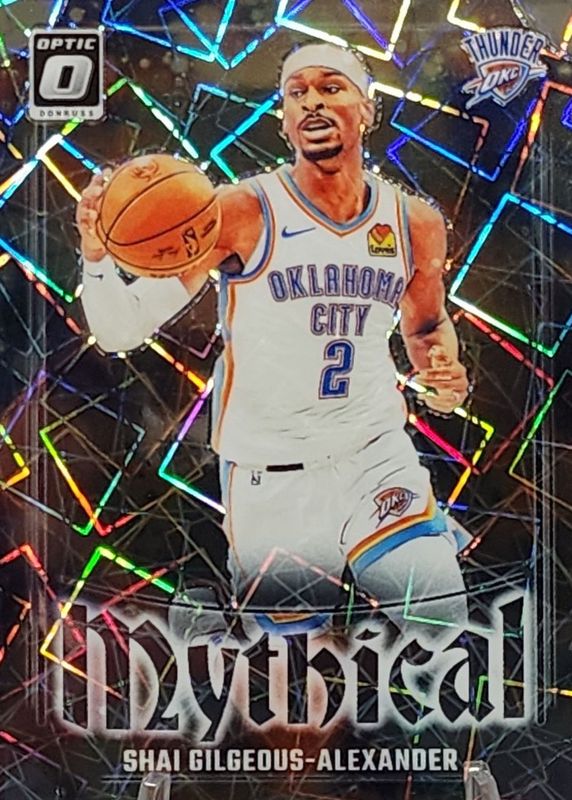 Shai Gilgeous-Alexander 2024 Optic #8 Mythical /(SSP) RAW