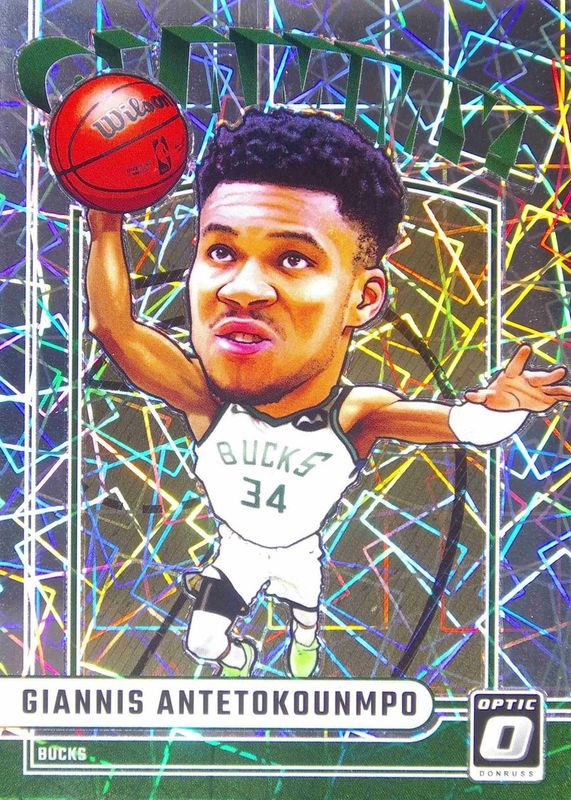 Giannis Antetokounmpo 2024 Optic #7 Slammy! /(SSP) RAW