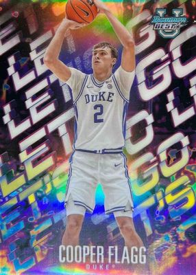 2024 Bowman Best University #LG-1 Let's Go /(SSP)
