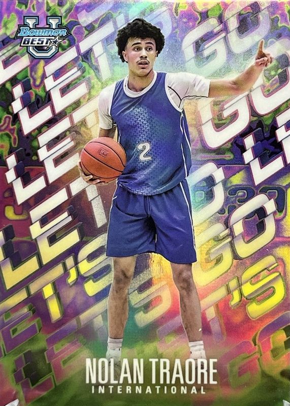 2024 Bowman Best University #LG-5 Let's Go /(SSP)