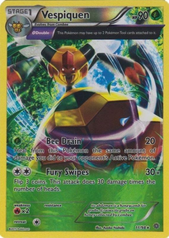 2015 XY: Ancient Origins #11/98 Reverse Holo