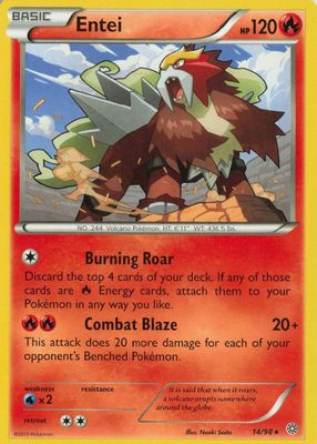 ポケモンカード Entei 15/98 2015 θdouble海外版 ポケモンカード Entei 15/98 2015 θdouble海外版