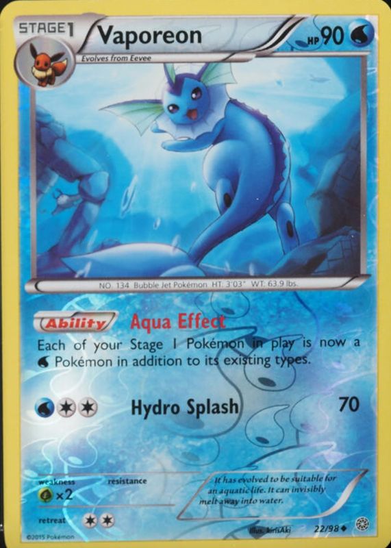 2015 XY: Ancient Origins #22/98 Reverse Holo