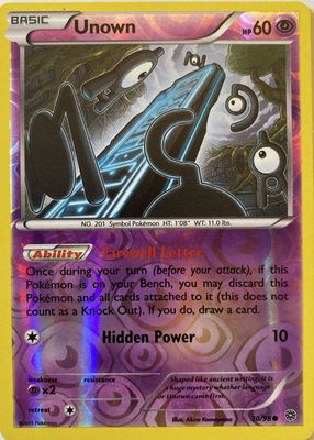 2015 XY: Ancient Origins #30/98 Reverse Holo