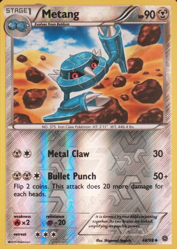 2015 XY: Ancient Origins #48/98 Reverse Holo