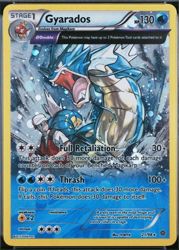 gyarados pokemon card price GX 112/111 Pokmon from Crimson Invasion for sale at best this card is the perfect way to showcase your collection. GYARADOS POKEMON CARD 1995 HOLO