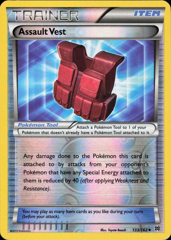2015 XY: BREAKthrough #133/162 Reverse Holo