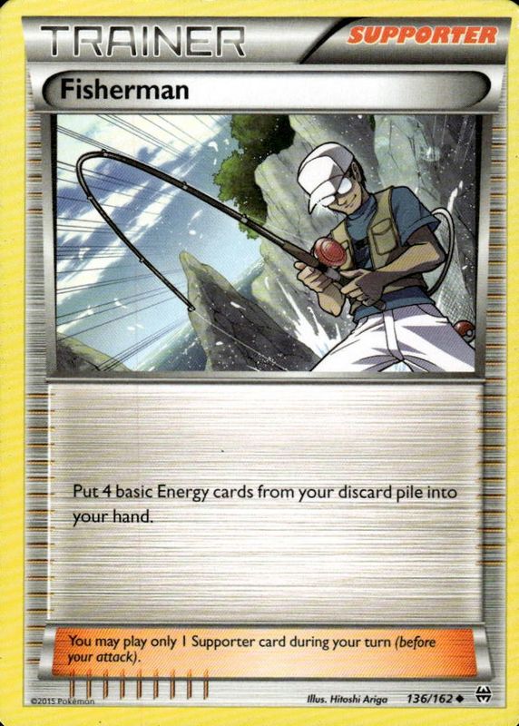 fisherman pokemon card (125/144) All cards will be carefully packed for safe transit Fisherman Pokemon Cards Price Guide