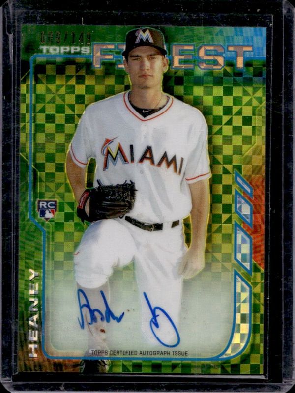 2014 Topps Finest #RA-AH Rookie Autographs - X Fractors /149