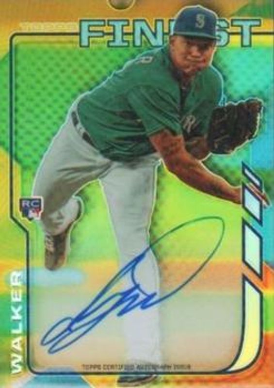 Taijuan Walker 2014 Topps Finest #RA-TW Rookie Autographs RAW