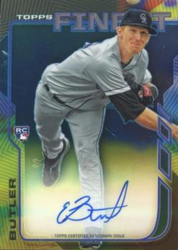 Eddie Butler 2014 Topps Finest #RA-EB Rookie Autographs RAW