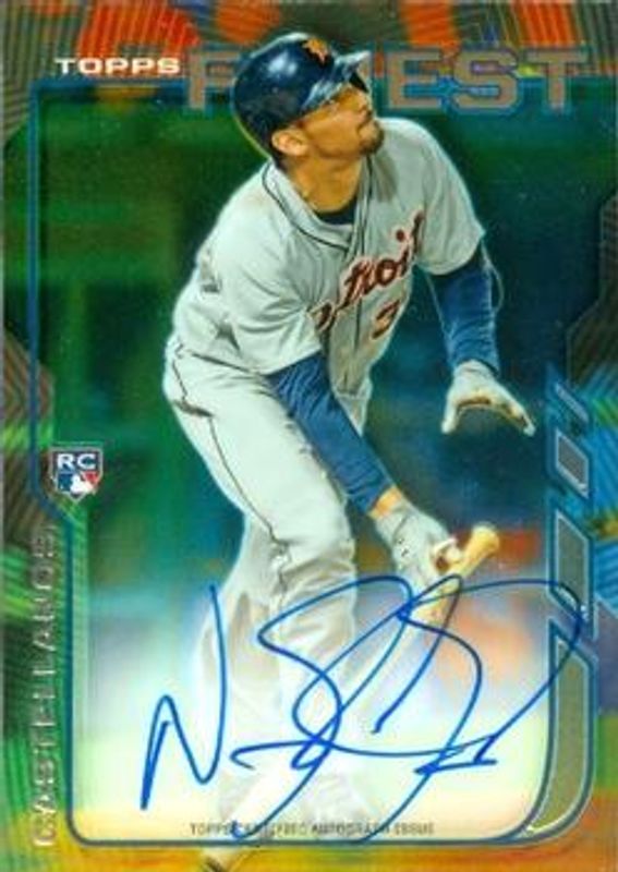 Nick Castellanos 2014 Topps Finest #RA-NC Rookie Autographs RAW