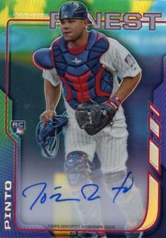 Josmil Pinto 2014 Topps Finest #RA-JPI Rookie Autographs RAW