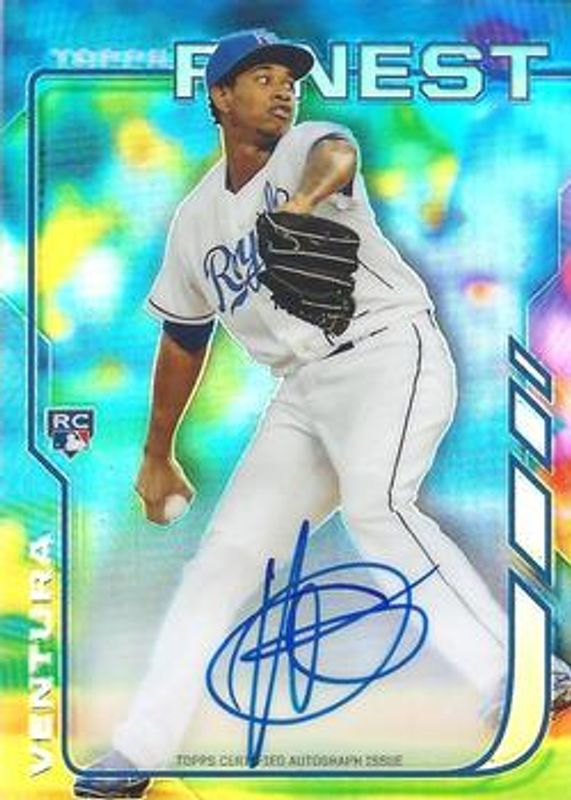 2014 Topps Finest #RA-YV Rookie Autographs