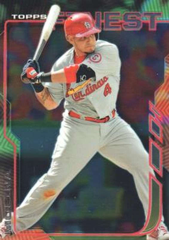 Yadier Molina 2014 Topps Finest #66 Base RAW