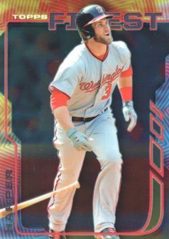 Bryce Harper 2014 Topps Finest #48 Base RAW