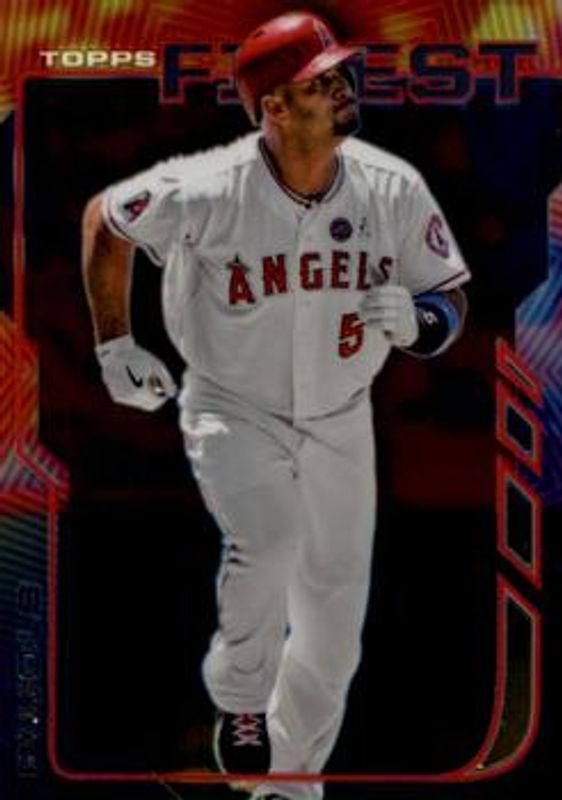 Albert Pujols 2014 Topps Finest #93 Base RAW