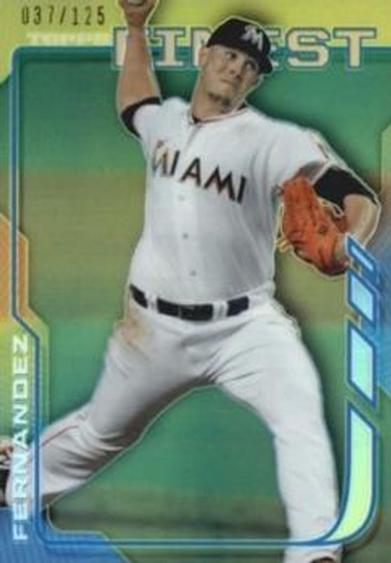 2014 Topps Finest #97 Blue Refractor /125