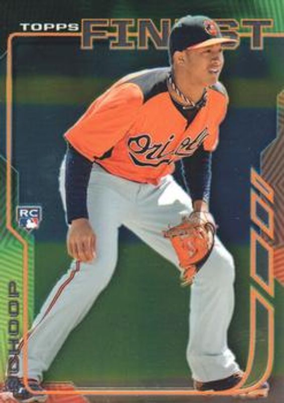 Jonathan Schoop 2014 Topps Finest #59 Base Rookie RAW