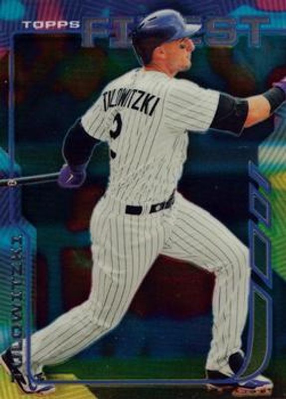 Troy Tulowitzki 2014 Topps Finest #80 Base RAW