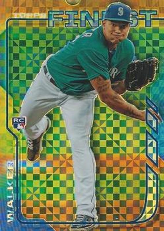 Taijuan Walker 2014 Topps Finest #51 X Fractor Rookie RAW