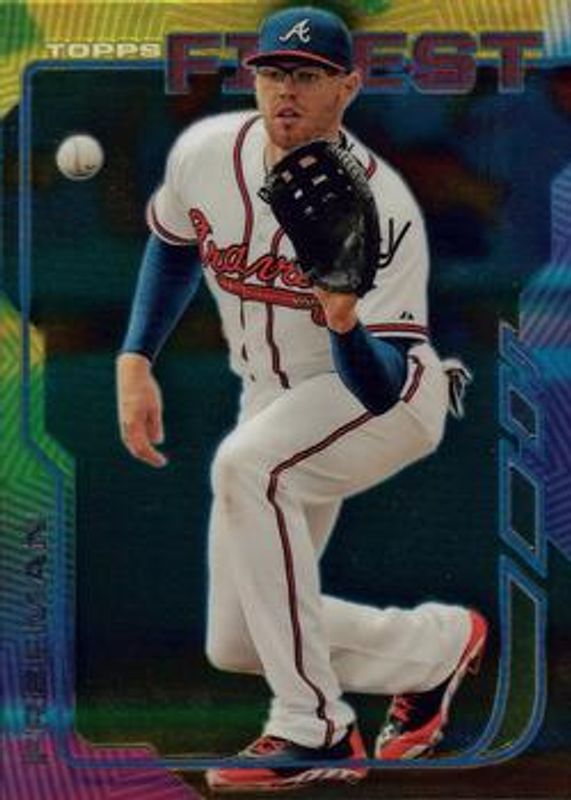 Freddie Freeman 2014 Topps Finest #45 Base RAW