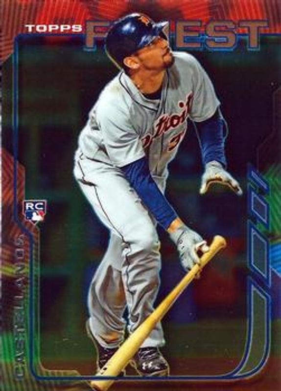 Nick Castellanos 2014 Topps Finest #91 Base Rookie RAW