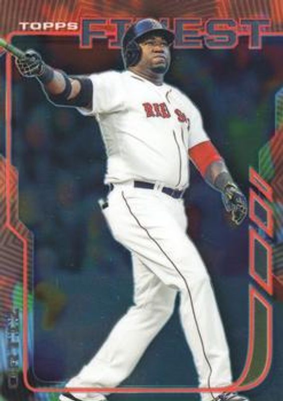 David Ortiz 2014 Topps Finest #55 Base RAW