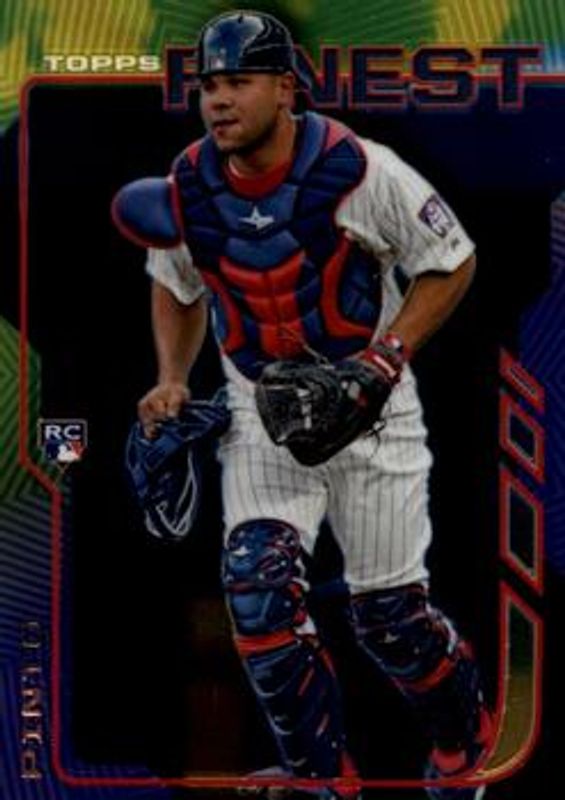 Josmil Pinto 2014 Topps Finest #44 Base Rookie RAW