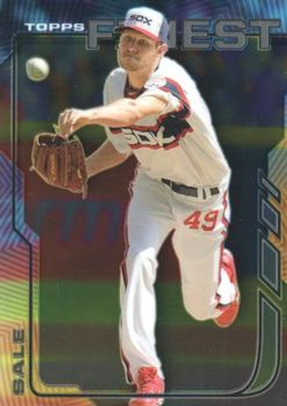 Chris Sale 2014 Topps Finest #78 Base RAW