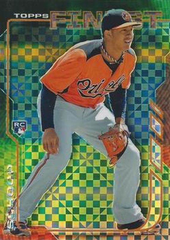 Jonathan Schoop 2014 Topps Finest #59 X Fractor Rookie RAW