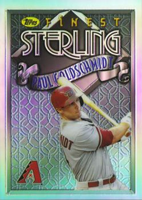 Paul Goldschmidt 2014 Topps Finest #TS-PG Sterling - Refractor RAW